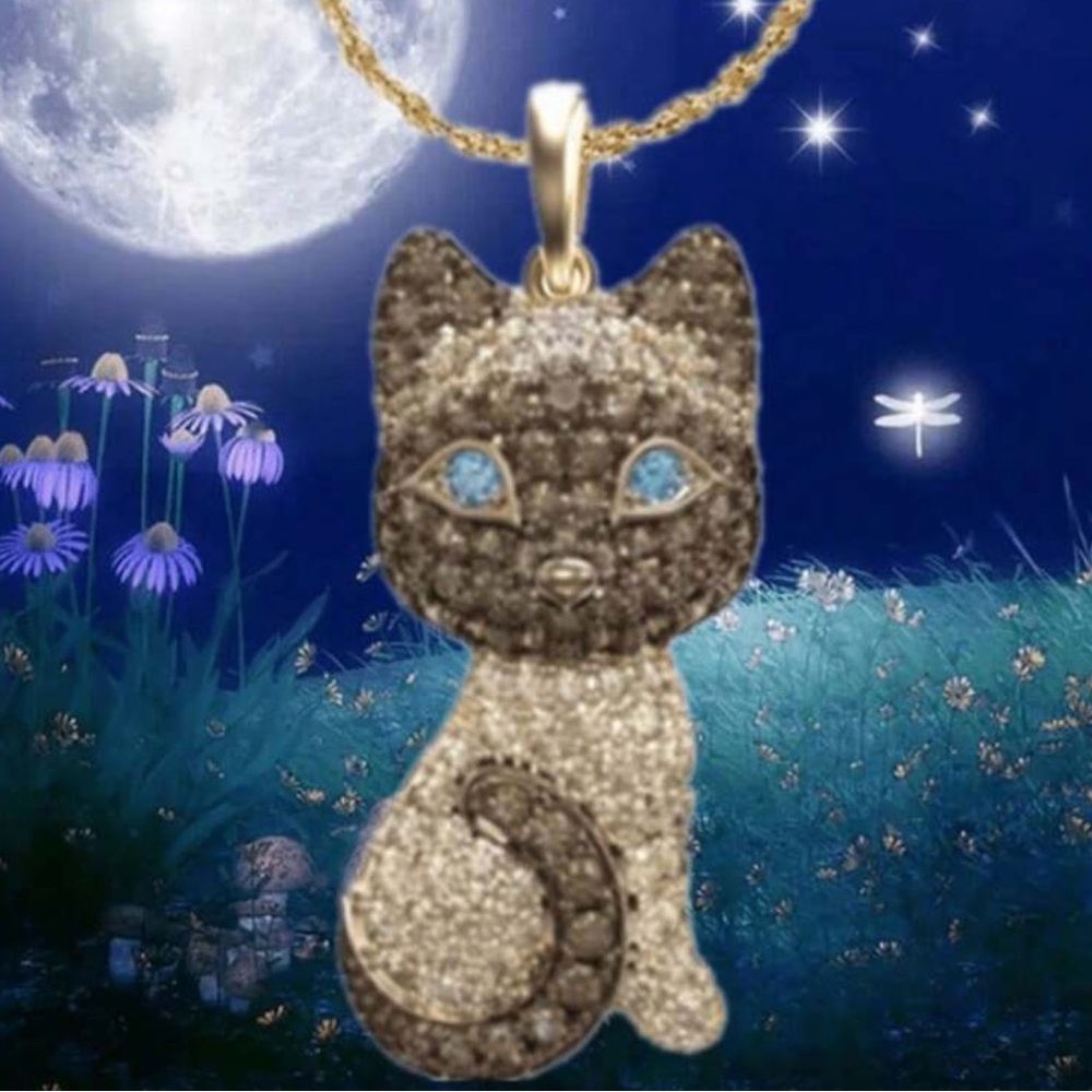 Siamese‎ Cat Necklace